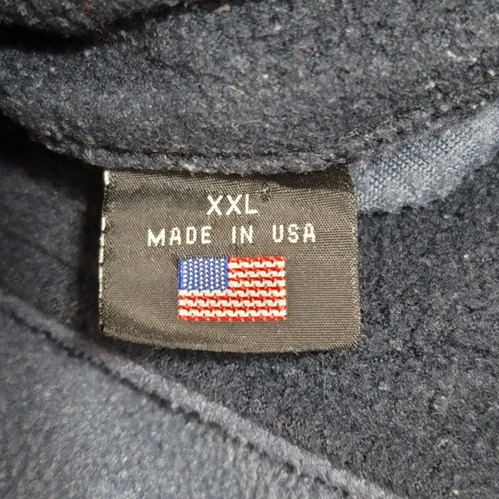Team USA Men's‎ Jacket Sz XXL Dark Blue Fleece Long Sleeve Olympic